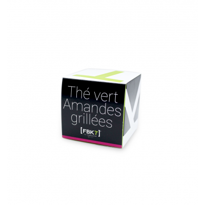 Boite Pyramide - Thé vert Amandes grillées
