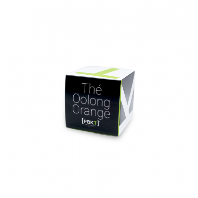 Boite Pyramide - Thé oolong Orange