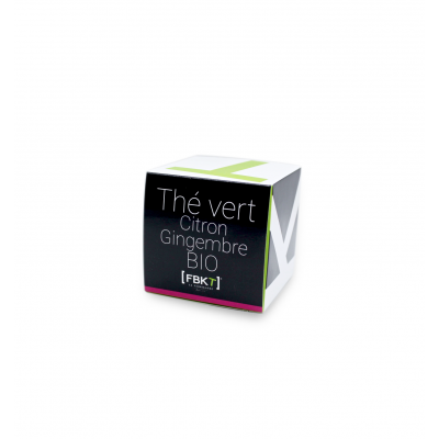 Boite Pyramide - Thé vert Citron Gingembre BIO