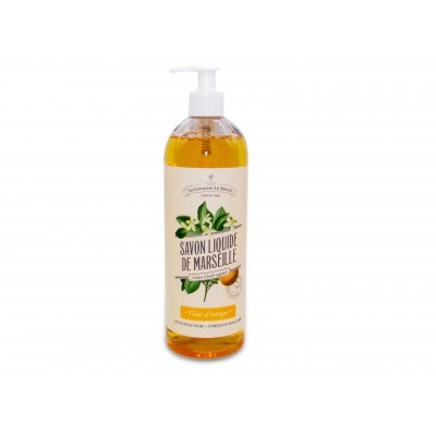 Savon liquide de Marseille fleur d'oranger