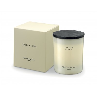 Bougie French Linen premium 230gr - CERERIA MOLLA 1899